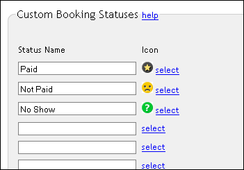 Image:Custom Booking Statuses